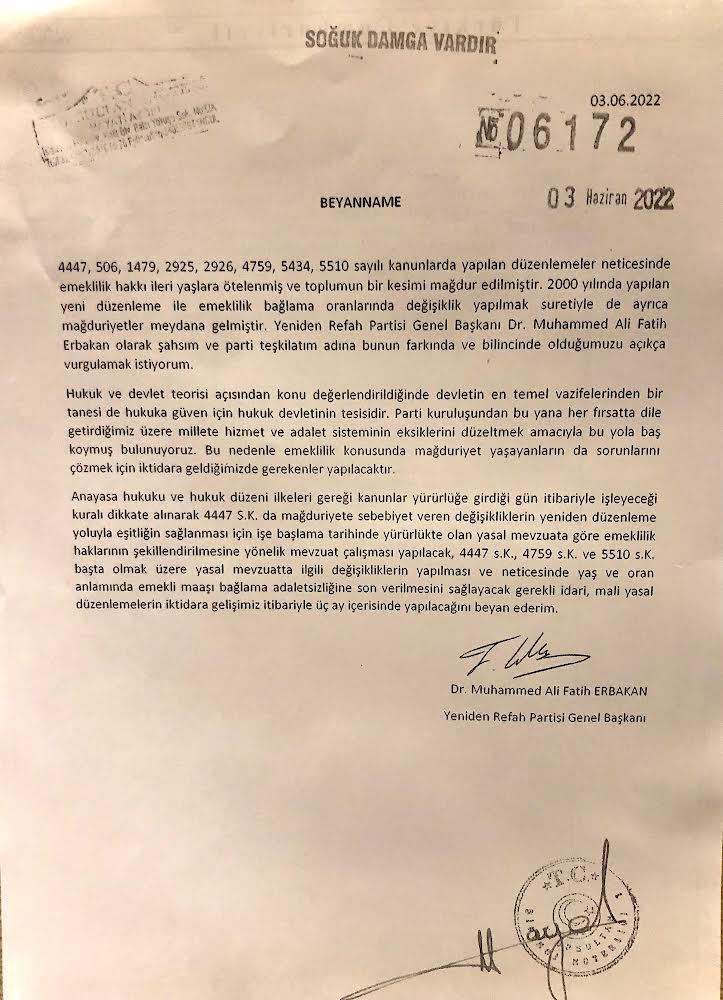 Cenab-ı Allah bir an önce iktidar olup, tahhüdümüzü yerine getirmeyi nasip etsin inşallah..