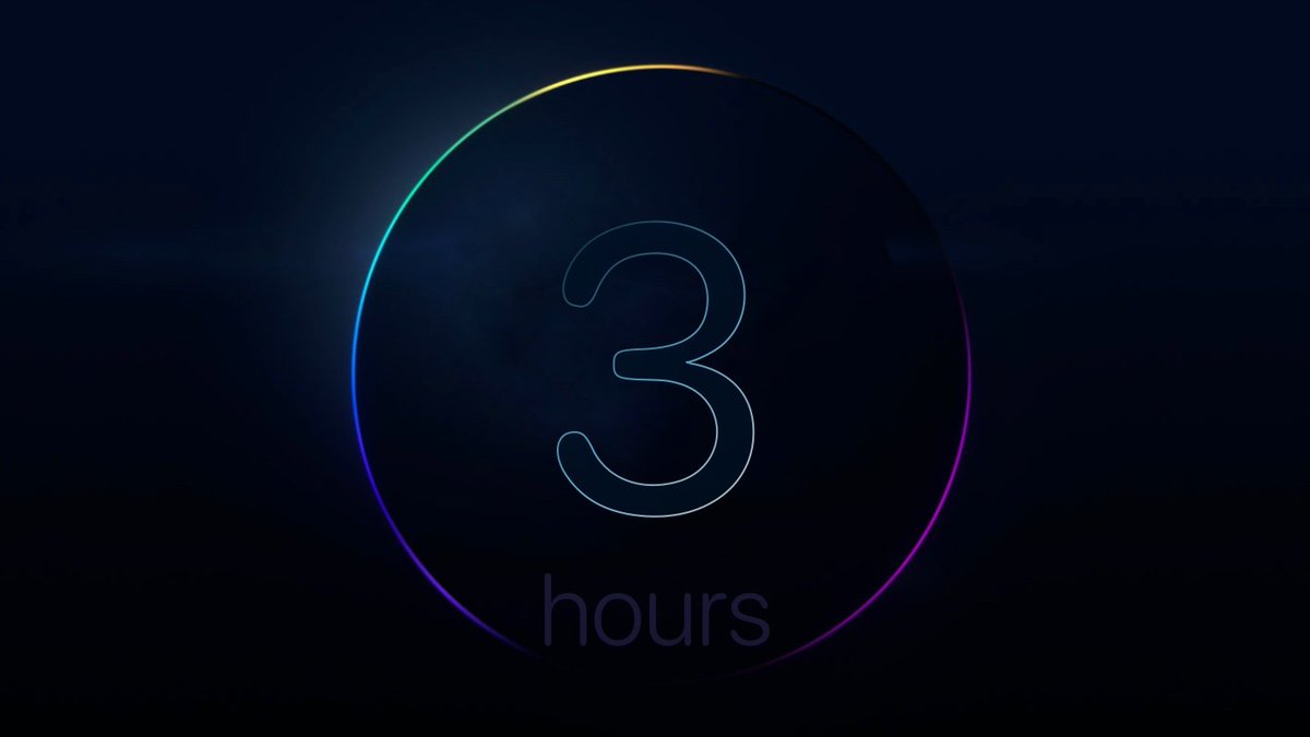 3 hours until #WWDC22 starts!

Want to see the timer right on your home screen? Check out the iEventTimer app with Widgets: apps.apple.com/de/app/ieventt…
#AppleEvent