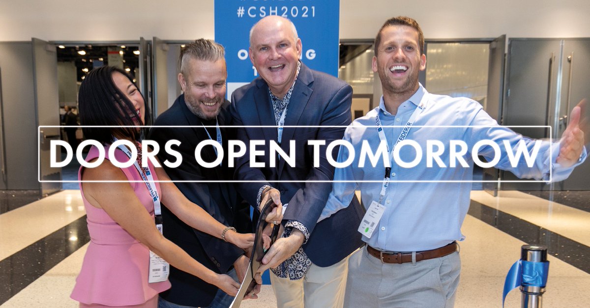 🎉 DOORS OPEN AT 10AM TOMORROW 🎉

Whether you're sourcing products, networking or wanting to attend the conference - CSI is the must-attend show for the cruise interiors community this summer!

Register now - hubs.ly/Q01cVFJ30

#CSI22 | #cruise | #cruiseinteriors