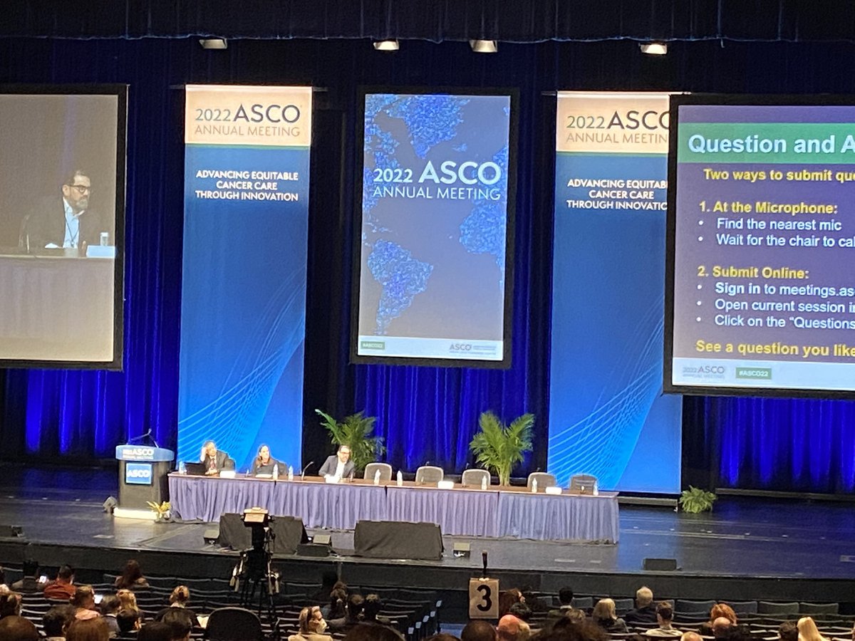 ArdestaniBahar's tweet photo. Great panel discussion on immunotherapy in patients with MSS #crcms by Luis Diaz, @KristenCiomber and Richard Kim.
🔺There is unmet need for bio markers that could guide patient selection.
#ASCO22 #IO #GIonc https://t.co/siG5rK80pQ