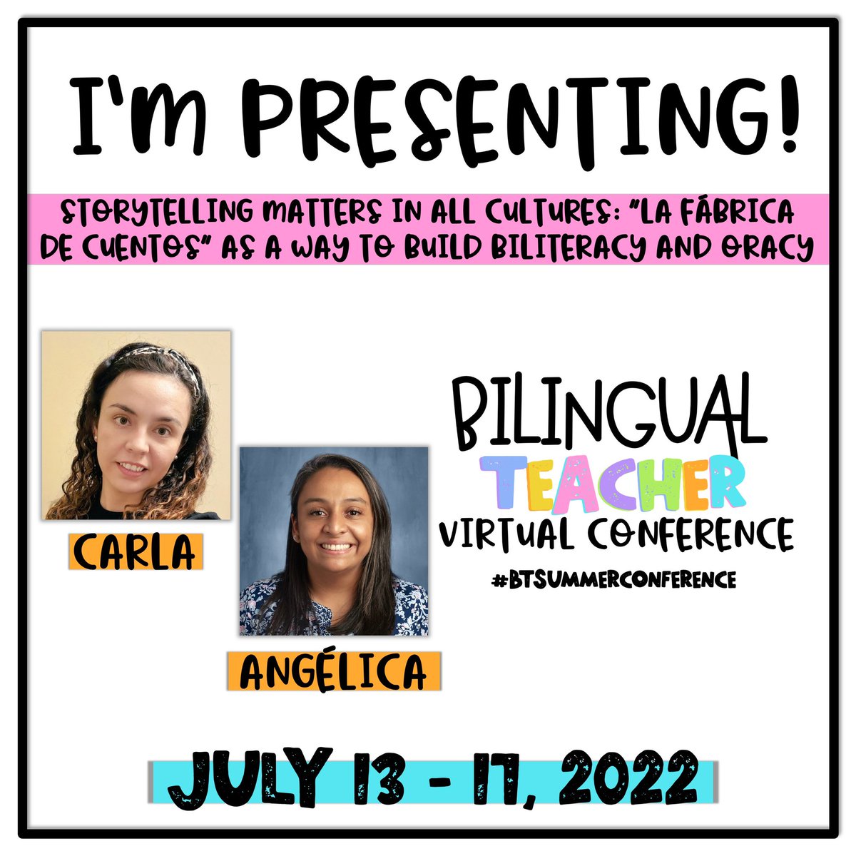 salinasmura's tweet photo. Join us at this year’s Bilingual Teacher Virtual Summer conference - It includes 30 sessions &amp; a keynote speaker. Purchase the gold or silver ticket today!

Here’s the link 👉🏻https://t.co/XNP12lzoGp 

#BTSummerConference https://t.co/9GJLidak71