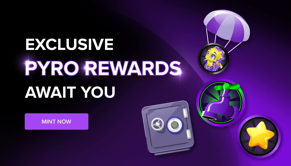 PipeFlare's tweet photo. Exclusive Pyro Rewards Await You. The Rarer The Pyro, The More Rewards. Mint Now 👉 https://t.co/TveMopT395 https://t.co/TXloPwamnv