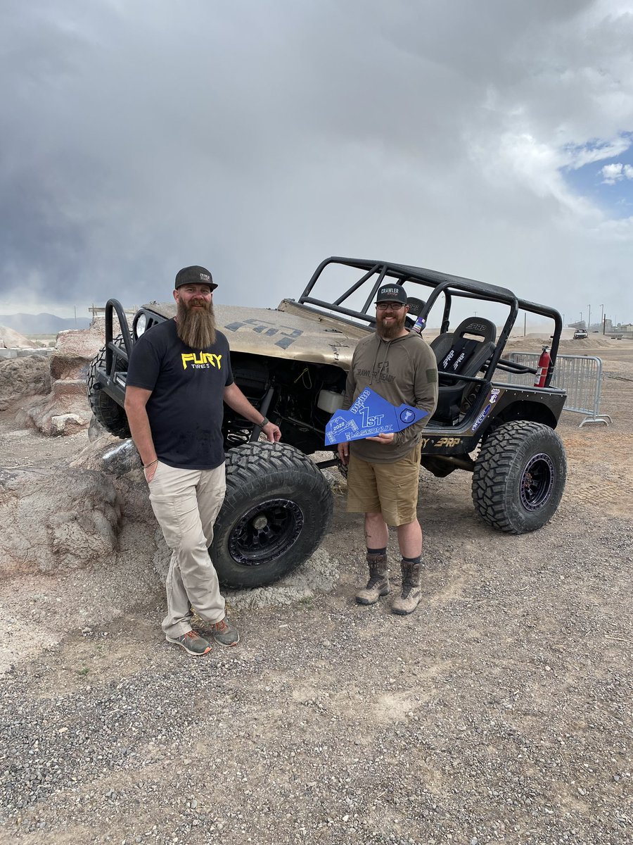 Winner winner chicken dinner, Delta Classic Rock Crawl! Winner in the stock class!