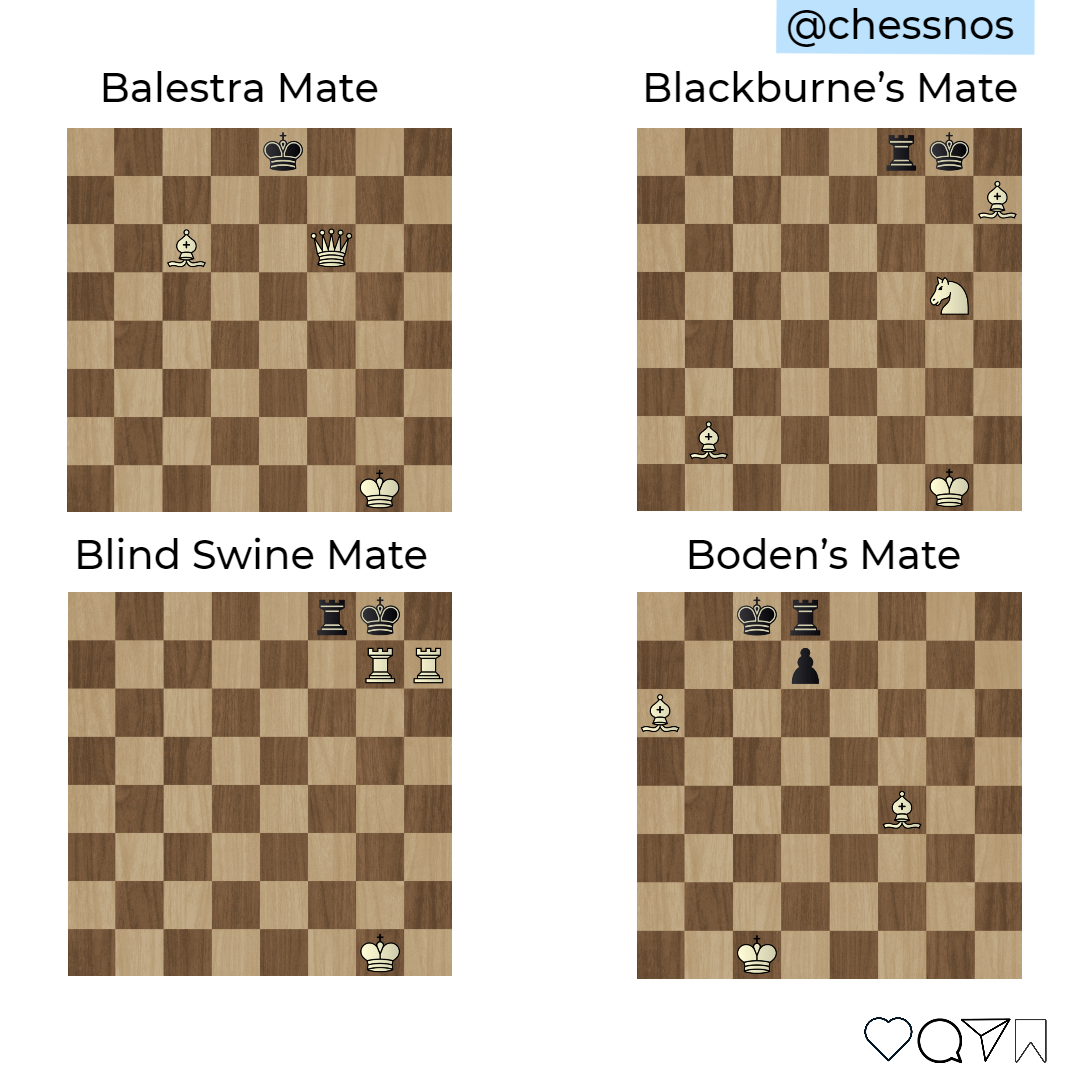 chessnos's tweet photo. Daily dose of checkmate patterns!
♟#chessnos
#chess #ajedrez #xadrez #echecs #schach #szachy
#checkmate #checkmatepatterns #checkmatepattern https://t.co/4pU8LPZ3K1
