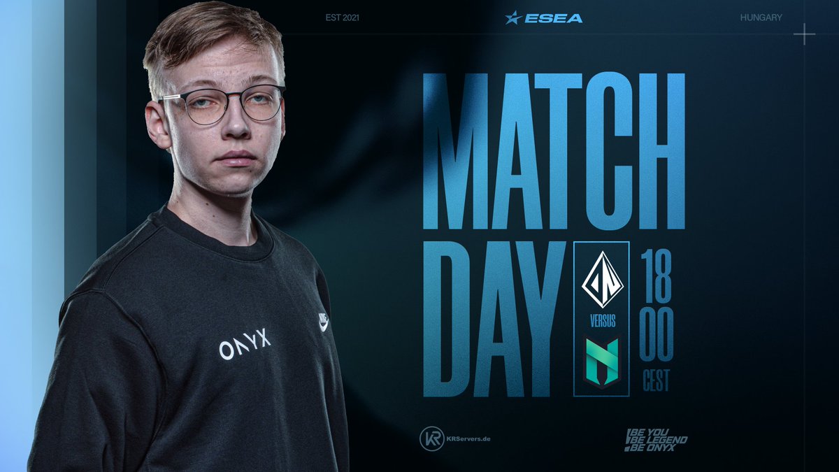 ONYXLegend's tweet photo. [#CSGO]
3 games to go for us in the #ESEA Advanced and playoffs are still possible for us 🔥 Winning today is another big step 💪

🆚 @NexusGamingRo 
🗺️ Vertigo
🎙️ @K4iG_twitch 
📺 https://t.co/EOxYqxCaud
⏰ 18:00 CEST

#BEONYX https://t.co/Zxj1tR4BRR