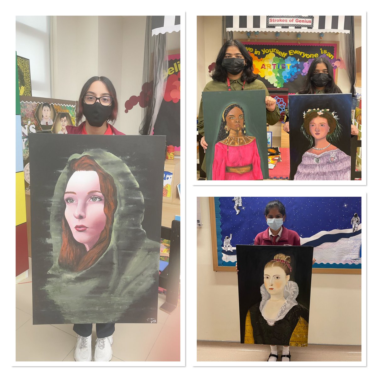 “Diversity is our strength, unity is our power”-Nancy Pelosi. Meet the magicians of Nms- creating their spell to promote the concept of the strength of diversity. #Diversity #portrait <a href="/Fatima_Martin/">Fatima Martin</a> <a href="/TeresaRusten/">Teresa Rusten</a> <a href="/gemsnms_alkhail/">GEMS NMS Alkhail</a>