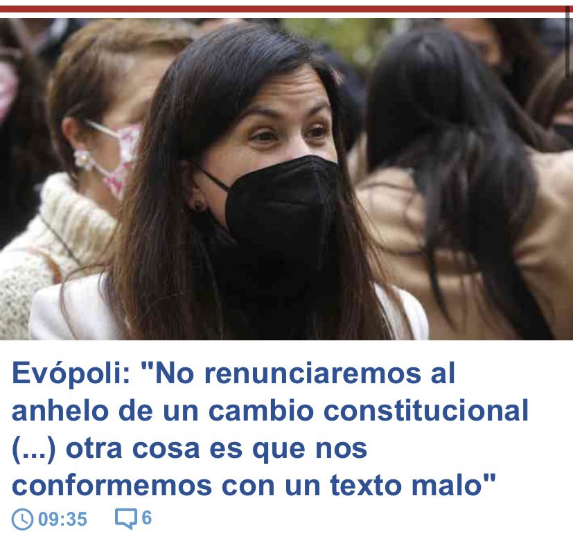 Lo de <a href="/evopoli/">Evolución Política</a> es como la esquizofrenia. Que cambios quieren hacer con el rechazo?? Saben que con este congreso eso es imposible. 

Por qué creerle a la derecha ahora??  Si se oponían a todo hasta hace poco Siguen pensando que los chilenos son niños
