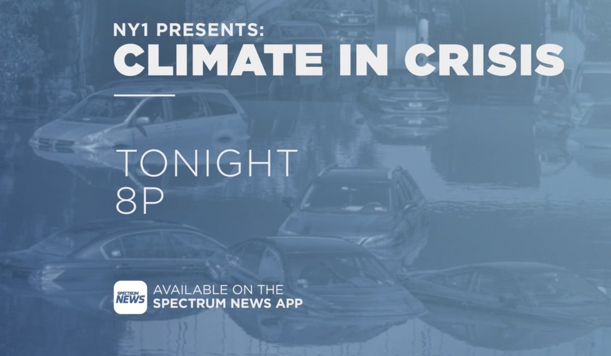 Wondering how climate change is impacting the Big Apple and New Yorkers today? Make sure to tune in to <a href="/NY1/">Spectrum News NY1</a> at 8 p.m. this evening to catch "NY1 Presents: Climate in Crisis" hosted by our very own  <a href="/ErickAdameOnTV/">Erick Adame</a> and <a href="/johndavittontv/">John Davitt</a>.
