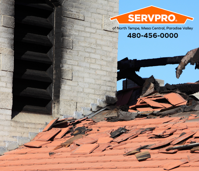 Our local teams in North Tempe, Mesa Central, and Paradise Valley respond to fire damage emergencies for commercial businesses and homes each year. #SERVPRO #SERVPROofNorthTempe #SERVPROofNorthTempeandSERVPROofMesaEast #Tempe #Mesa #AZ
