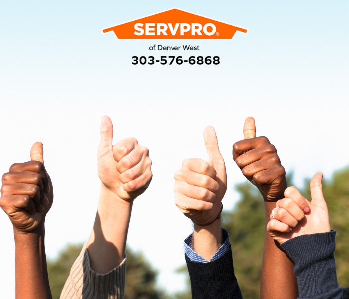 Our local team in Denver strives for five-star reviews in all that we do.  #SERVPRO #SERVPROofDenverWest #DenverWest #Denver #HereToHelp #LikeItNeverEvenHappened #WaterDamage #FireDamage #PropertyDamage