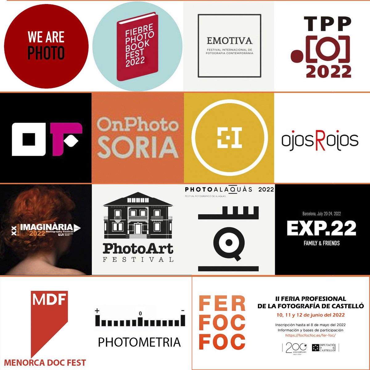 ¡¡ Vaya pedazo de encuentro entre festivales y fotógraf@s!! Nos vemos el viernes en #Castellón . Gracias a <a href="/dipcas/">Diputació de Castelló</a> y a tod@s l@s director@s y autor@s.