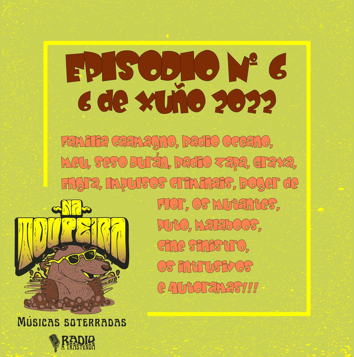 na_toupeira's tweet photo. Novo episodio con novidades de @Familiacaamagno @RadioOceano_ #Meu, @sesoduran, #RadioZapa, #Graxa, #Engra, #ImpulsosCriminais, @Roger_de_Flor, #OsMutantes, #Puto, #Malaboos, @cinesinistro, #OsIntrusivos e @autoramas 🔥Gozádeo🤩 #Lusofonía
https://t.co/MZHRDTClJB https://t.co/k2YVxt0NGc