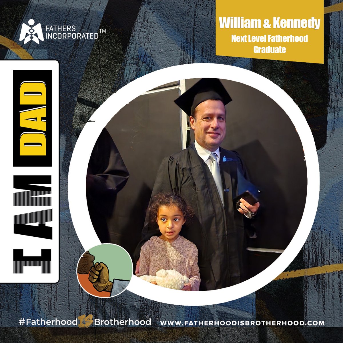 Fathersincorp's tweet photo. Today we celebrate our Brother William and his beautiful daughter, Kennedy. William is a graduated of our Spring 2022 Gentle Warriors Academy.
#fathersday #fatherhoodisbrotherhood #blackfathers #fatherhoodrocks #Fatherhoodmatters #fatherhood #IAMDAD #fathersincorporated https://t.co/1lpDMSqI0v