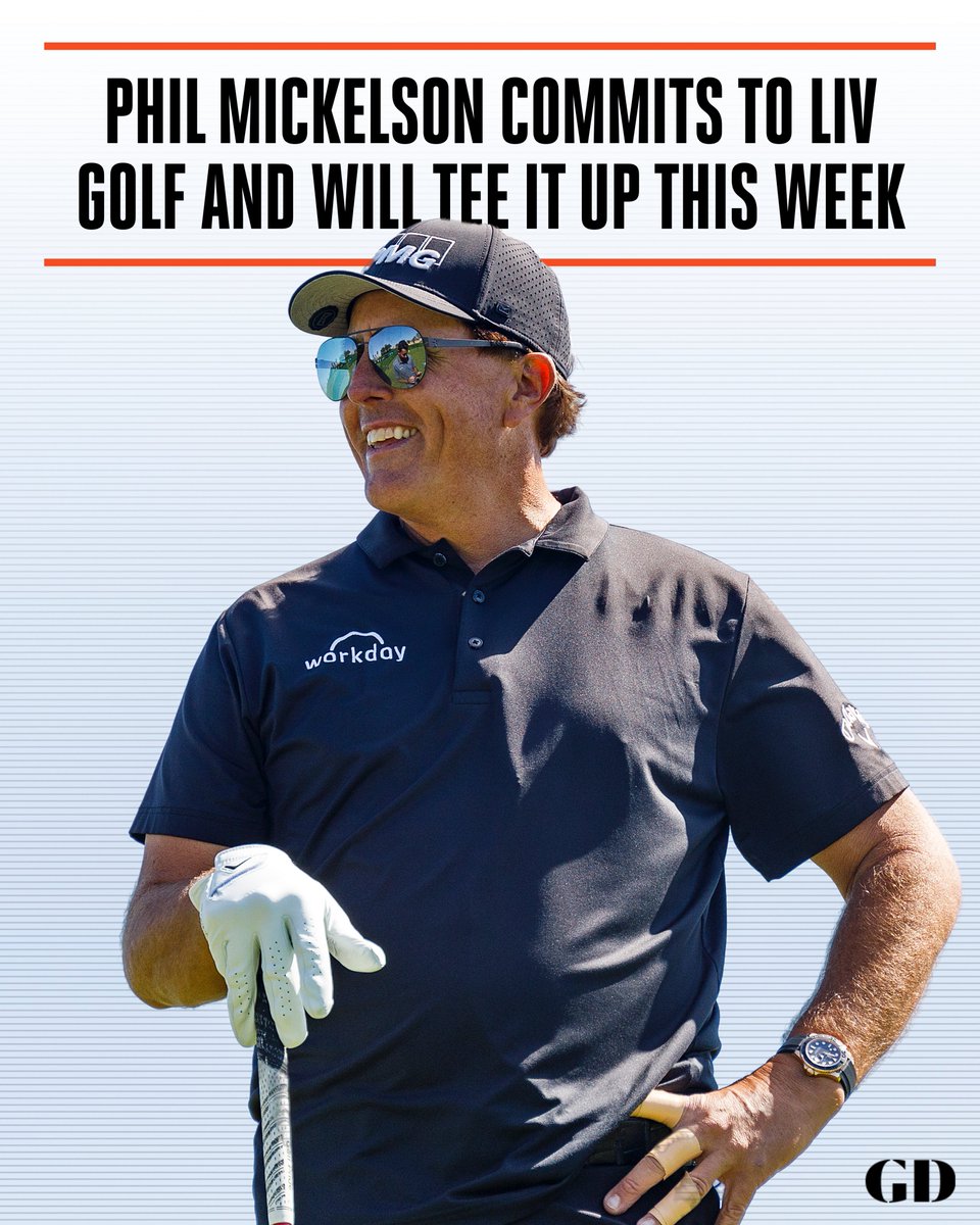 GolfDigest's tweet image. Lefty will make his return to golf at the Saudi-backed series' inaugural event. 👀