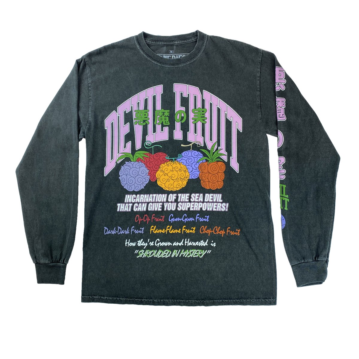 ShopCrunchyroll's tweet photo. Which Devil Fruit would you want to eat the most? 🤔

New Crunchyroll Exclusive "ONE PIECE" apparel is in-stock now! 🔥🏴‍☠️🍊

GET https://t.co/Aki8Bpuxhr https://t.co/J735CWC7bq