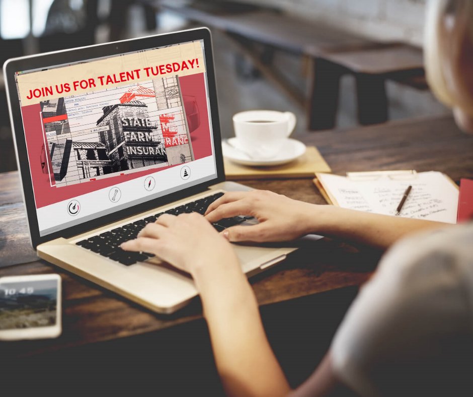 StateFarm's tweet photo. Don't forget to tune in to Talent Tuesday tomorrow, June 7! This month we're doubling the fun and hosting sessions at 1 p.m. and 6 p.m. CT. We'll be discussing bilingual career opportunities and the many benefits of joining State Farm. https://t.co/GMigd5KI2m https://t.co/z81tUTCG6C