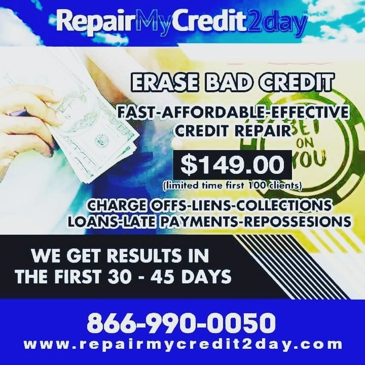 ERASE BAD CREDIT tweet media