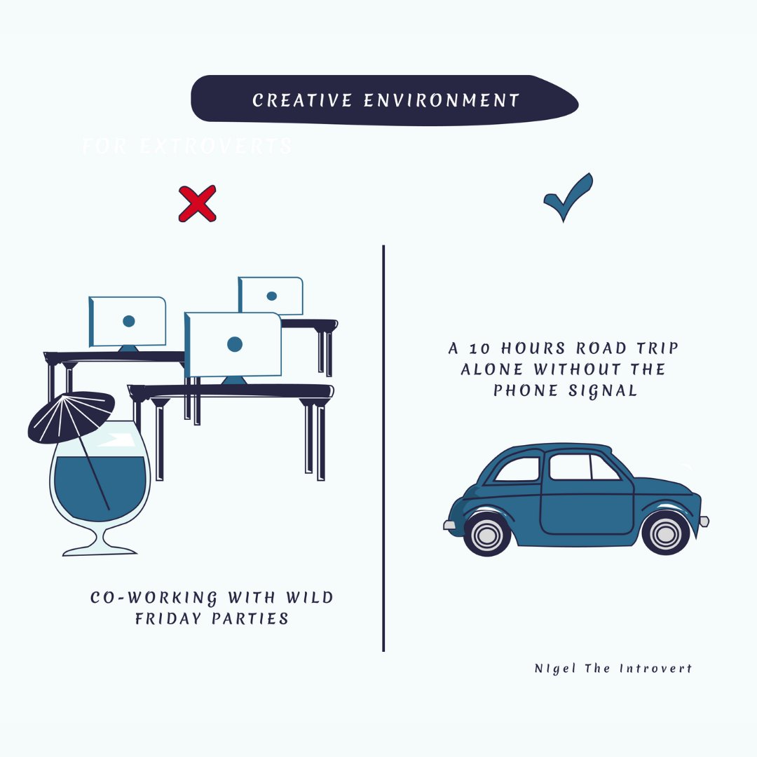 IntrovertNigel's tweet image. Quiet people have the loudest minds — when they are able to get into the environment that works the best for them.