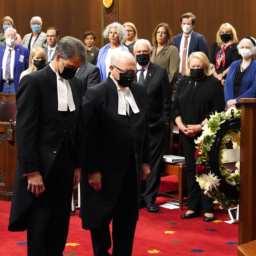 Ce matin, j’ai représenté la #Cdc à la Chambre du <a href="/SenatCA/">Le Sénat du Canada</a> lors du service commémoratif annuel de l’Association canadienne des ex-parlementaires célébré en l’honneur des anciens parlementaires décédés au cours de la dernière année. #PolCan <a href="/exparl/">CAFP / ACEP</a>