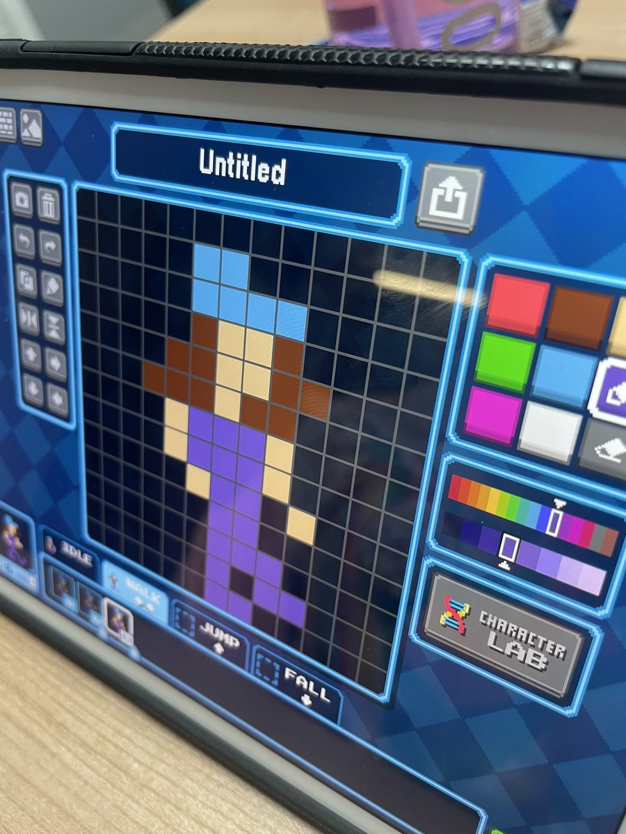 MakoCreateUK's tweet photo. What an amazing first session of our Retro Video Game Design Course in Runcorn. A full house of young people and they all got creative designing their characters. @HaltonBC #videogame #halton #makocreate #characters https://t.co/nF6n253CKe