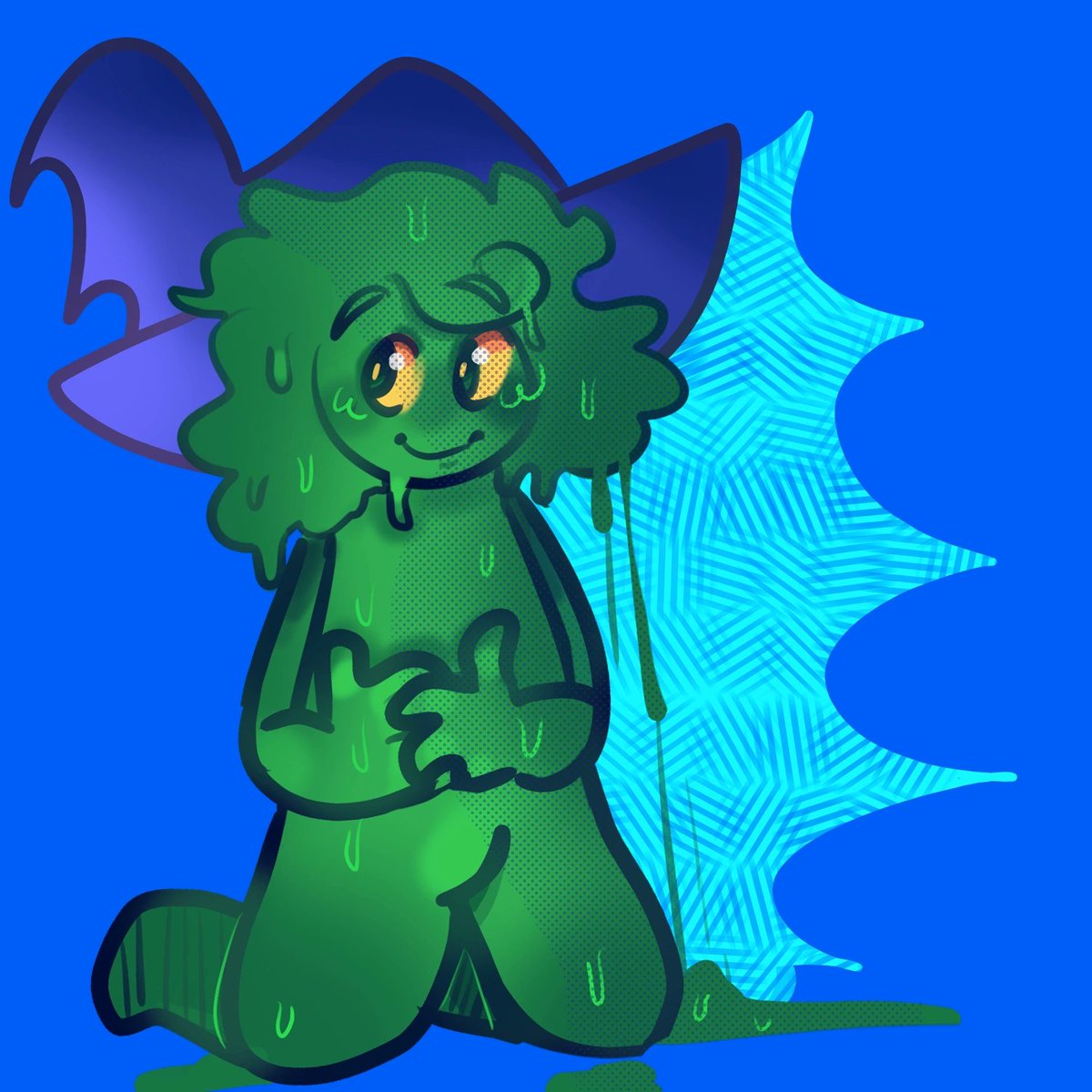 freakinscience's tweet photo. Smol slime wizard ✨🔮
#Inscryption #Goobert https://t.co/QdHq6ZPuc8