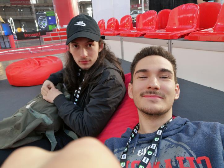 Mali mrav and Mali puz after first win @Misaa_xd