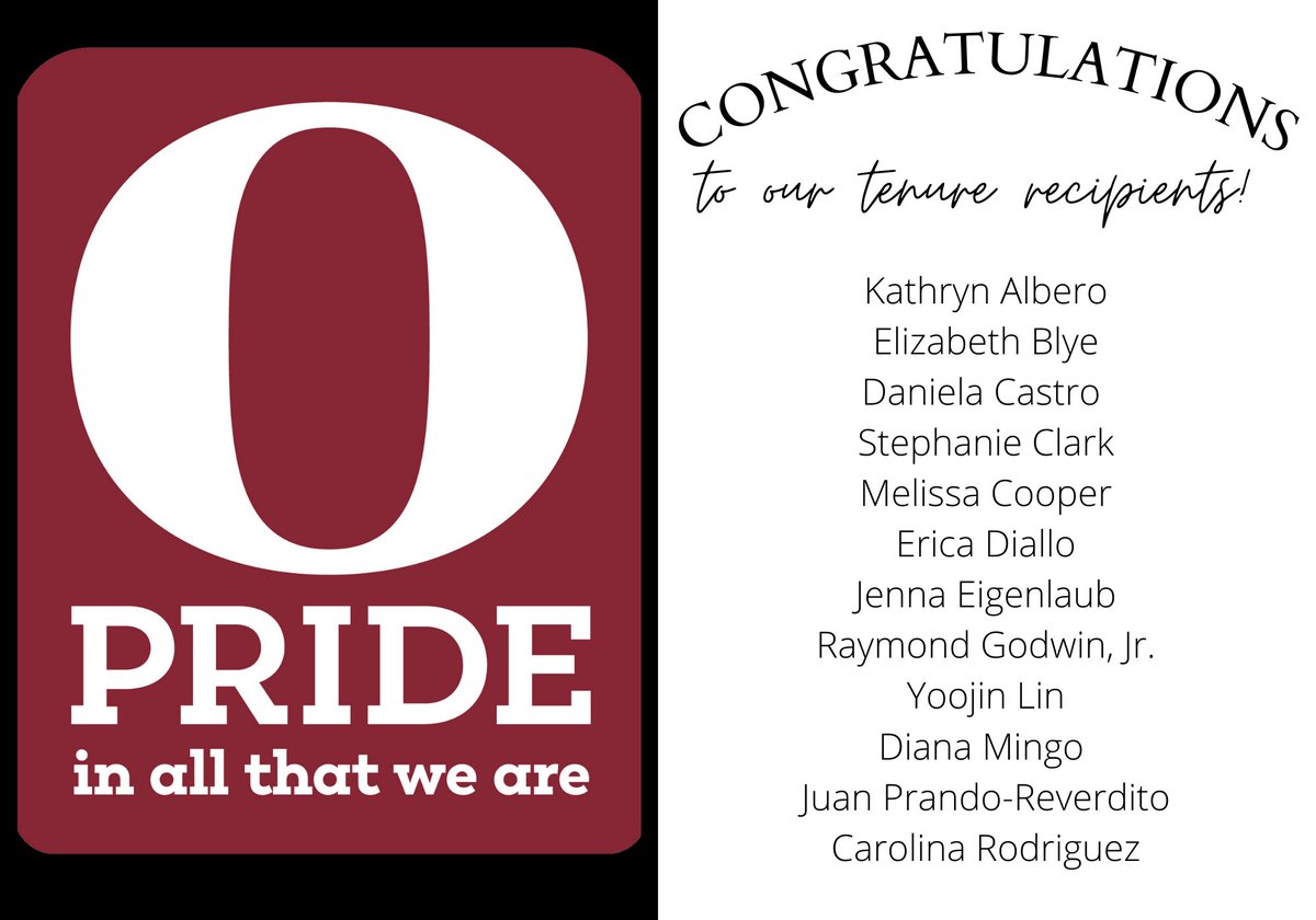 Congratulations to our newly tenured staff members! #opride  @OssiningSup