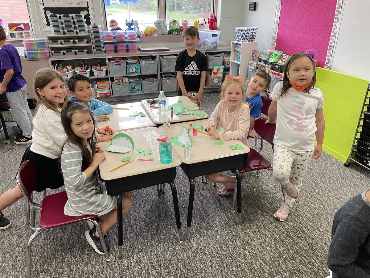These kindergarteners are “toad-ally”ready for 1st grade! 💫 <a href="/MrsV_in_KDG/">Janeen Volkman</a>