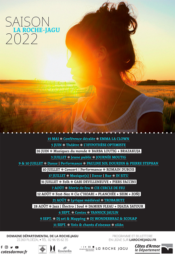 [ SUMMER IS COMING ]  
Un aperçu de la programmation de l’été à La Roche-Jagu 
En un clin d’oeil : l’affiche !
En plusieurs : le teaser !
youtube.com/watch?v=cLK3sR…