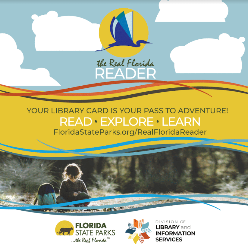 FLLibDev's tweet photo. Libraries! Looking for fun summer reading activities to share with patrons during the #RealFloridaReader program? Visit our website for activities, websites and more: https://t.co/4PfE5XMb0d https://t.co/VgtBlwbCNw