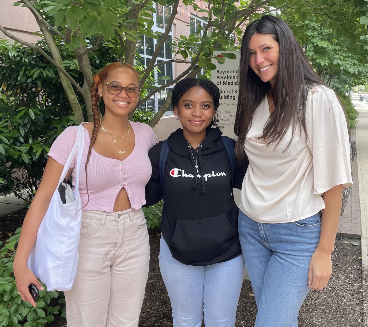 We’d like to give a big welcome to our Penn Genetics summer interns, Reina Eugene, Sharleen Banatte and Quincy Blubaugh!