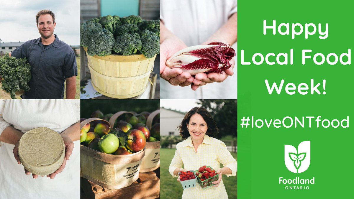 Happy Local Food Week! This week we celebrate all that there is to love about Ontario grown goodness and the farmers and food producers that make it happen. Use #loveONTfood this week to show us how you do local!