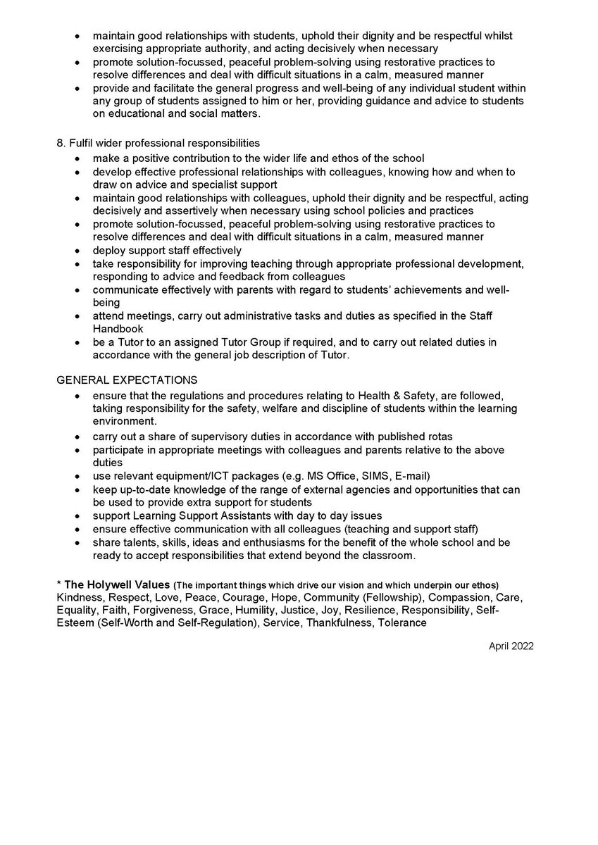 Holywell School in Cranfield #Bedfordshire have a #teaching vacancy for a Math's teacher, see below for more info: