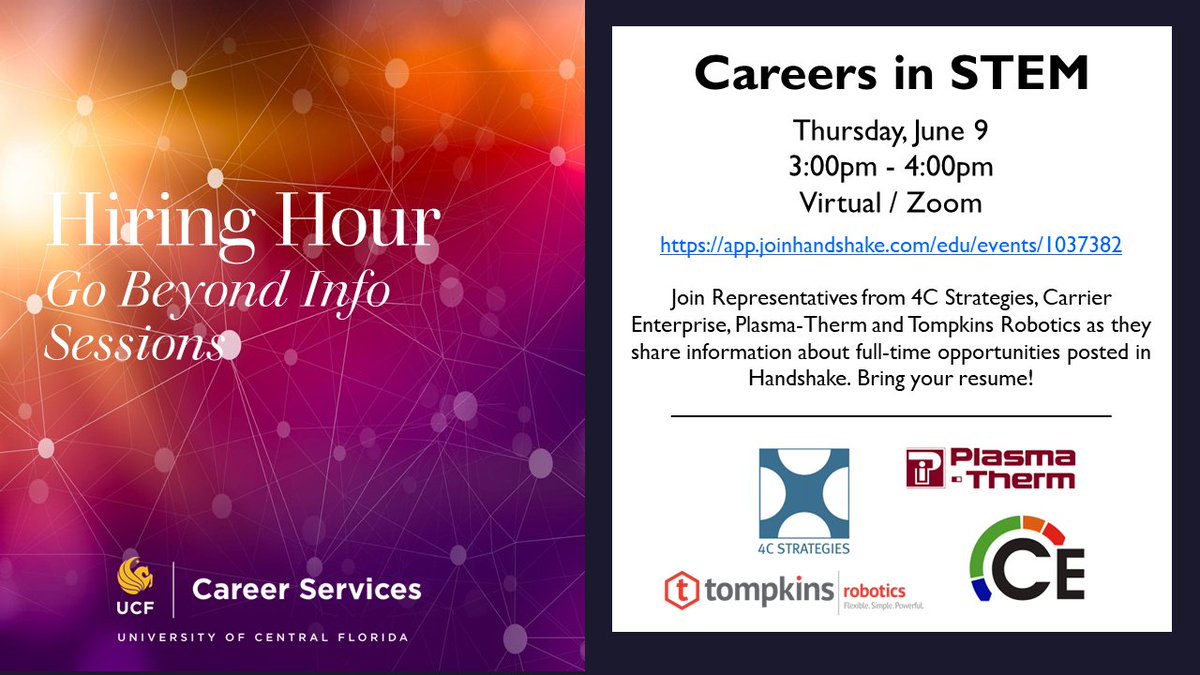 UCF Career Services tweet media