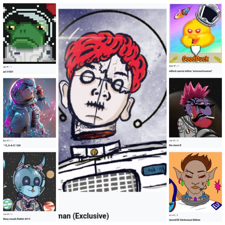 147 astronauts 🚀
crypto.com/nft/profile/as…

Welcome @Croads_nft

Joint in the cryptocom's first museum.

A showroom for artists. 
For participate, customize a NFT from an astronaut and send me by message.
#cro #NFTs #LoadedLions #fftb #cryptocomnft #crofam #NFTCommunity