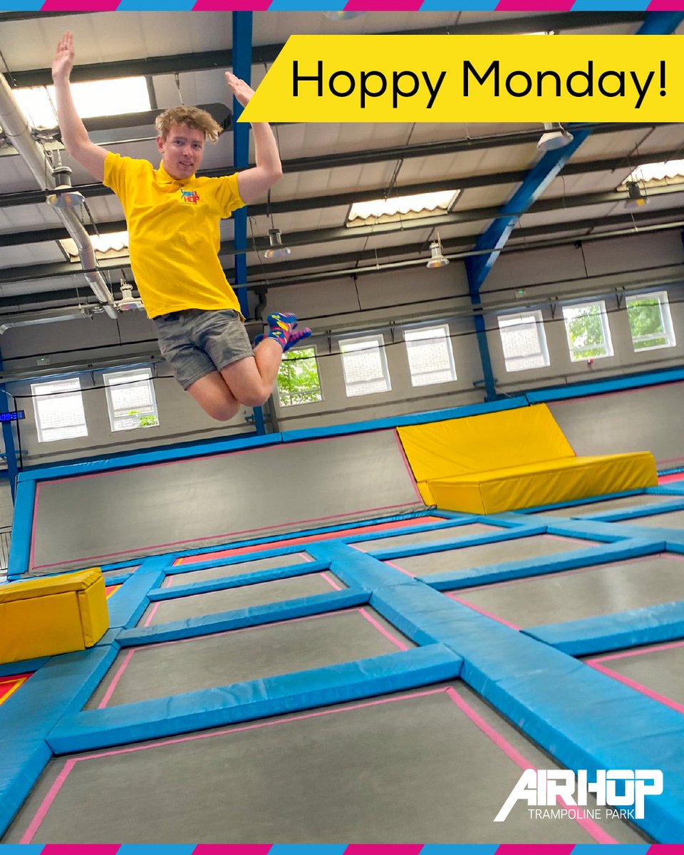 Hoppy Monday!! 🙃⁠
⁠
📅It's back to 'reality' after a looong bank holiday weekend &amp; #halfterm and we're back on our off-peak timetable with #MiniHoppers now on Mondays &amp; Fridays at 10am (plus weekends at 9am). ⁠
⁠
Have a bouncy week!! 🙌