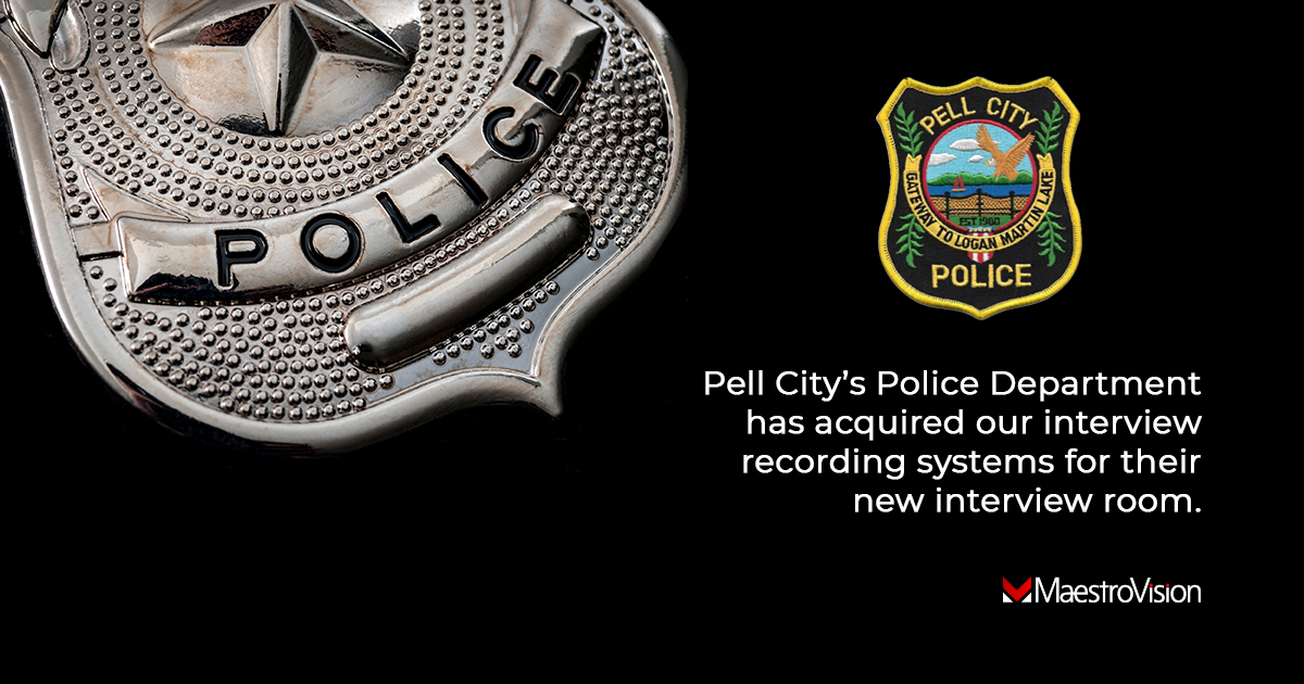 The Pell City Police Department, in Alabama has implemented MaestroVision’s recording technology in their interview room.

bit.ly/3thkubQ

#interviewrecording #police #lawenforcement #technology #alabama