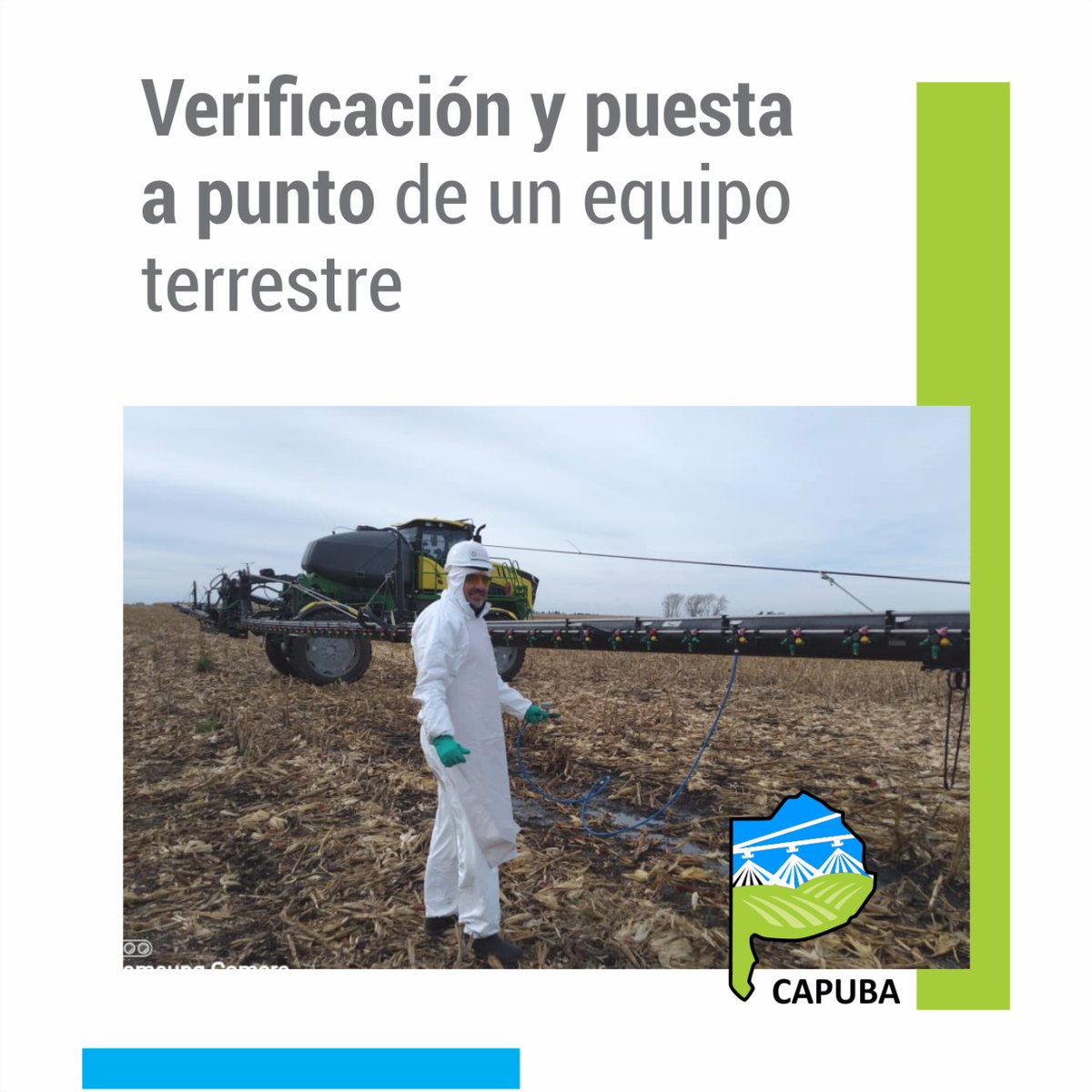 CAPUBA1's tweet photo. El departamento técnico a cargo del @ingenieroliva llevado a cabo la verificación técnica anual de los equipos de nuestros socios. Seguimos agregando valor a la actividad con responsabilidad social y respeto por el medio ambiente https://t.co/CWEyPtU9oU
