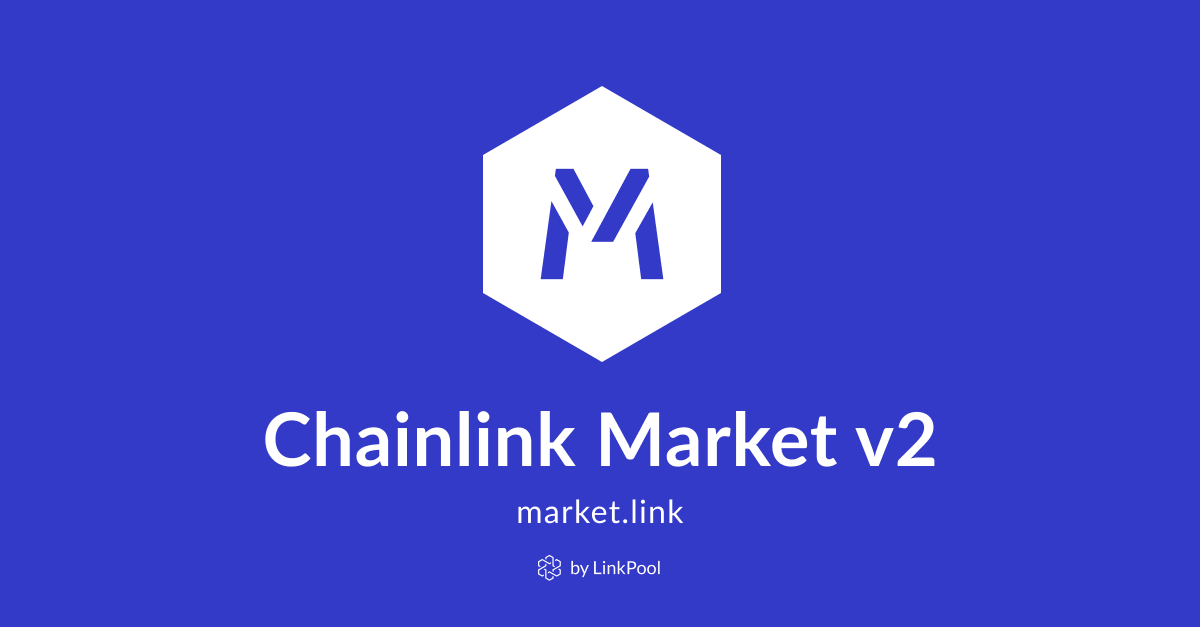 linkpoolio's tweet image. After many months of work, we’re thrilled to announce the release of market.link v2! This is our most substantial update to The Market since its launch, and we’re proud to share the new features linkpool.io/resources/laun… 🧵⤵️