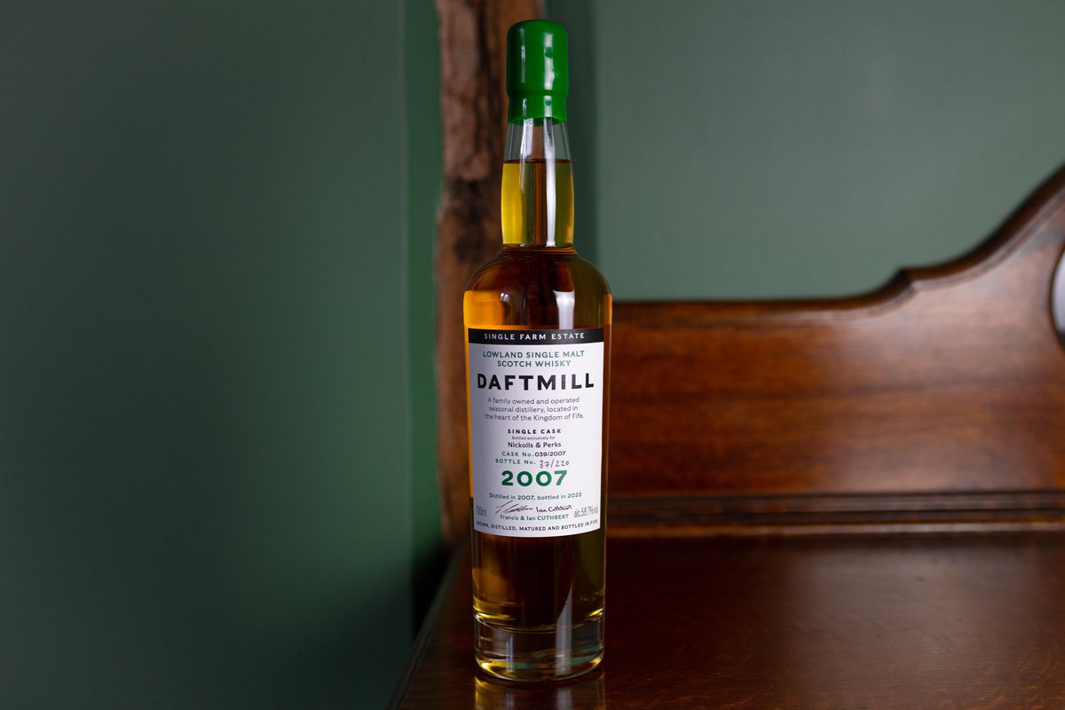 NickollsPerks's tweet photo. Daftmill 2007 Single Cask 039/2007 - Nickolls &amp; Perks 225th Anniversary

Due to the high demand for this release, we will be selling a number of bottles in-store from Wednesday 8 June followed by an online ballot in July for those who can’t make it to our shop. (1/5) https://t.co/KO9jshb2I9