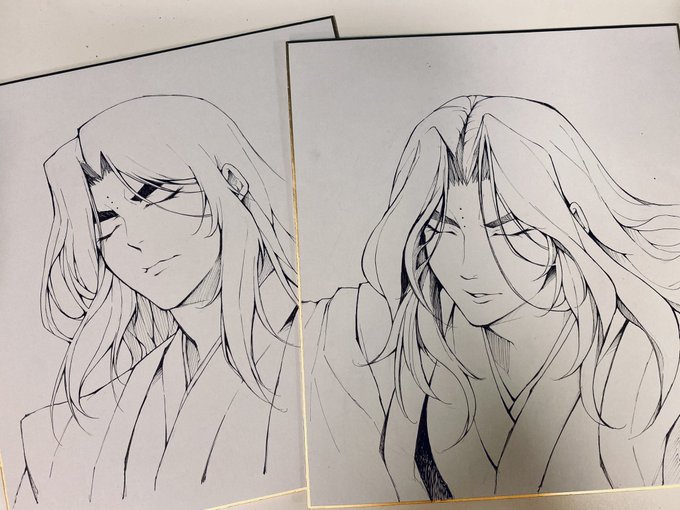 色紙作業再開。

とりあえずリハビリに豹馬2枚の途中経過。
まだまだ描き込みまーす。 