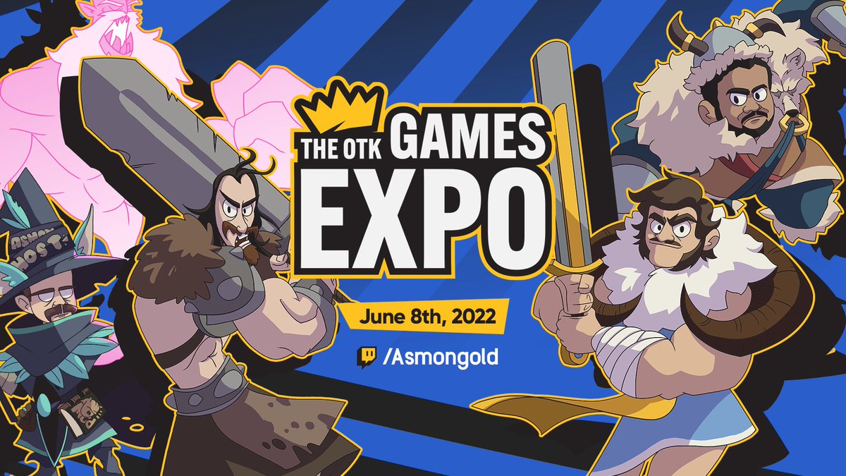 We're super excited to announce that we'll be a part of @OTKGamesExpo on June 8 at 2pm ET! Be sure to tune in for a first look at what we've been working on. 👀