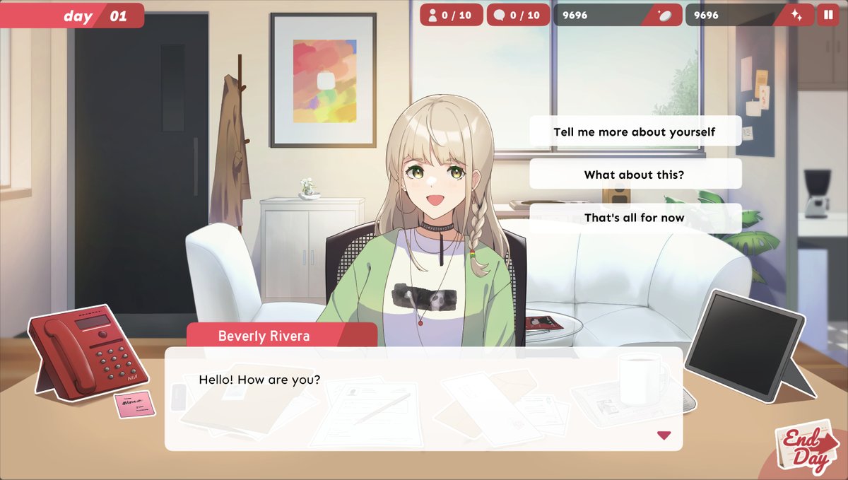MelonCatGames's tweet photo. Hey #PitchYaGame!

Start your own Matchmaking Agency, help clients by listening to their love stories and find their perfect partners in this unique love sim game.

"To find love.. sometimes you need a helping hand❤️"

#indiegame #gamedev #simulation https://t.co/6uKbuXWCft