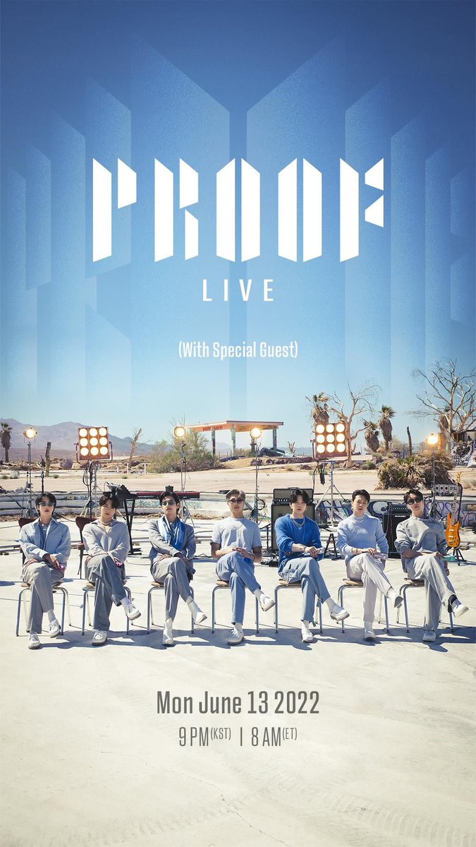jmygmochis's tweet photo. — Póster oficial de BTS (방탄소년단) 'Proof' LIVE (With Special Guest)

BTS realizará un live especial el 13 de Junio (9PM KST) a través de su cuenta oficial en YouTube BANGTANTV, y tendrán invitado especial.

 #BTS   #방탄소년단 #BTS_Proof  

RT PARA DIFUNDIR 🫶🏻 horarios ↓ https://t.co/77xcwveQmt