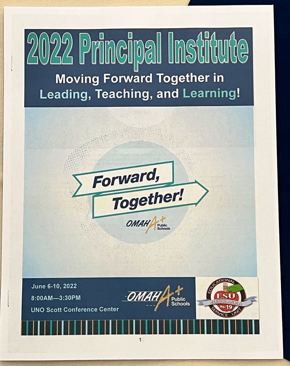DrFateama's tweet photo. We are kicking off our @OmahaPubSchool Principal Leadership and Learning Institute!!! Proud of our professional learning and development team and our principal supervisors for putting together a great experience for our school leaders!🤩#ForwardTogether #OPSleadandlearn #OPSDASI https://t.co/L6qZCP0A4v