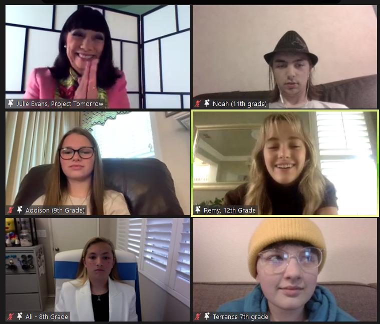 StanFreeda's tweet photo. @SETDA ETF keynote student panel shares their ideas of education with @SpeakUpEd partner, @JulieEvans_PT.  #NHEdTech #EdTech #SETDA #NHEducators #NHStudents https://t.co/QAlRQMa23Y