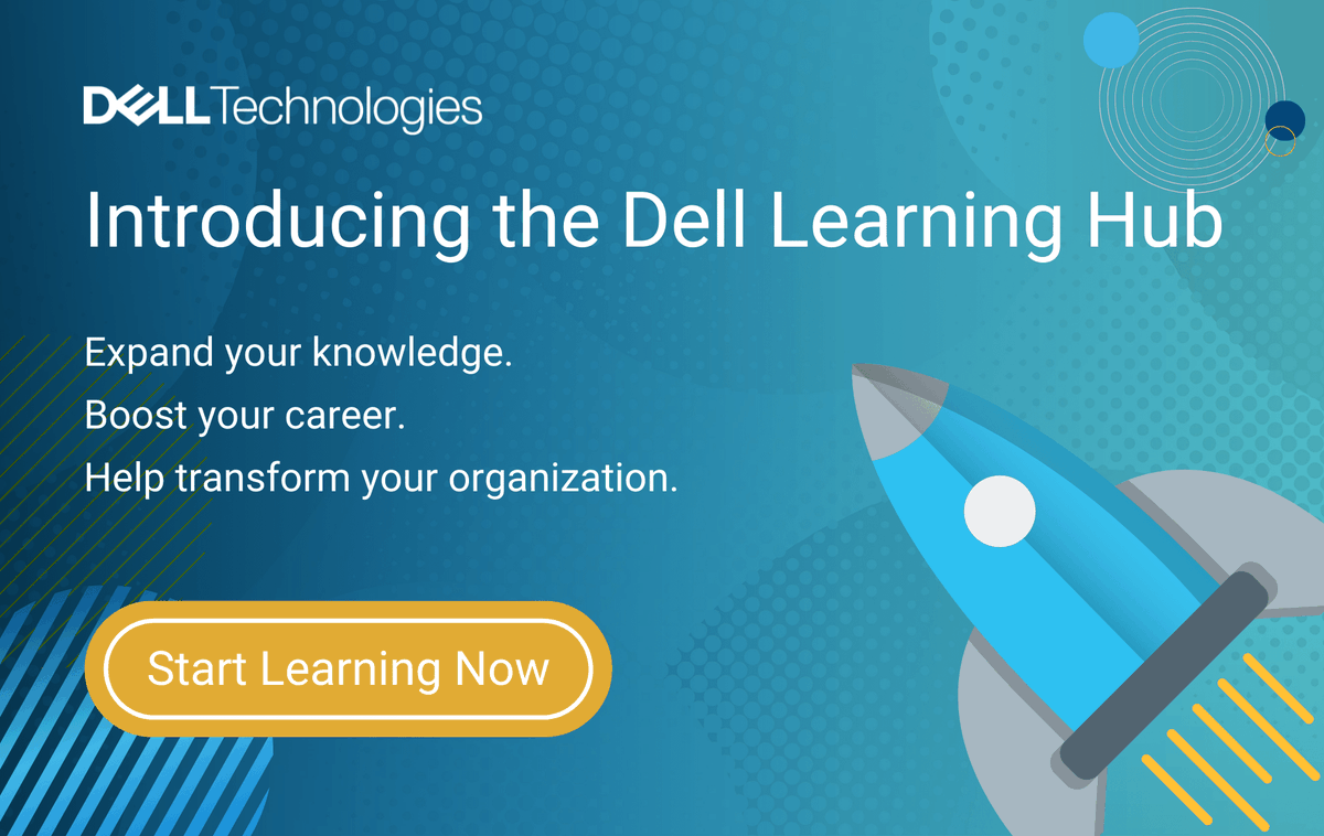 DellTechPartner's tweet photo. Today, we're excited to welcome you to Dell Learning Hub β a flexible learning platform designed around you!
Access the training you need, when you need it, all in one place.
Start learning today:
https://t.co/9K07oBs3z0
#DellLearningHub #Learning #ITTraining #Technology https://t.co/cN4s1gHPoQ