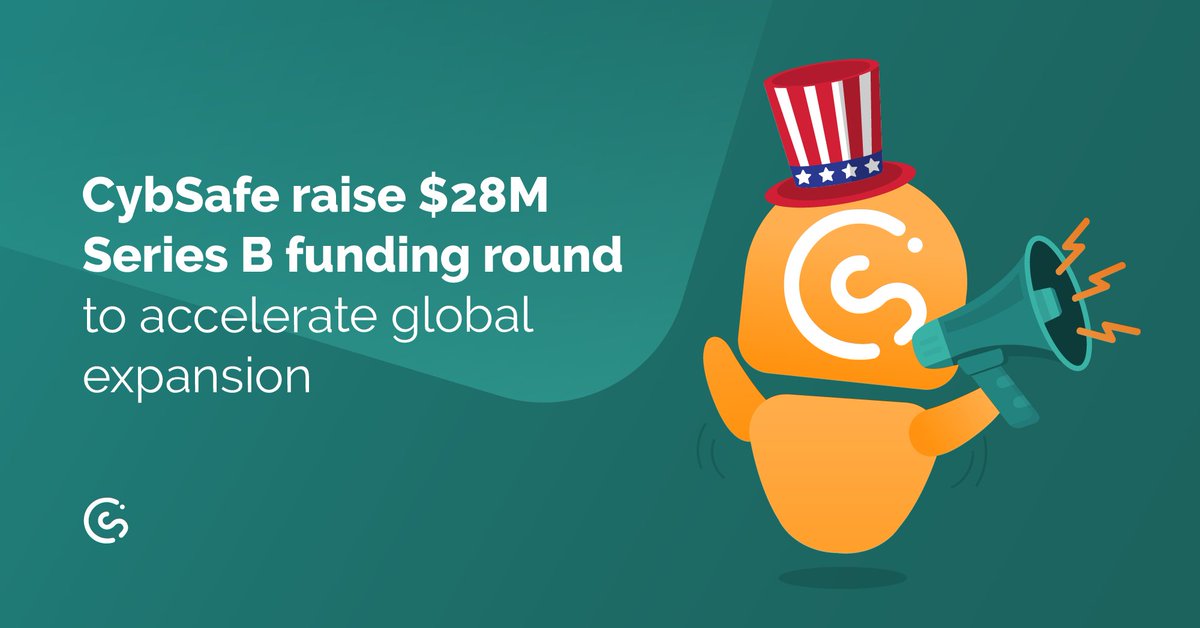 CybSafe has raised $28 million in a Series B funding round! 🎉 We’re grateful to be working with our investors both new and familiar to fulfill our vision for a safer digital society. Watch the video to find out more: hubs.li/Q01cVpJ60 #BeTheChange #Funding #RSA2022