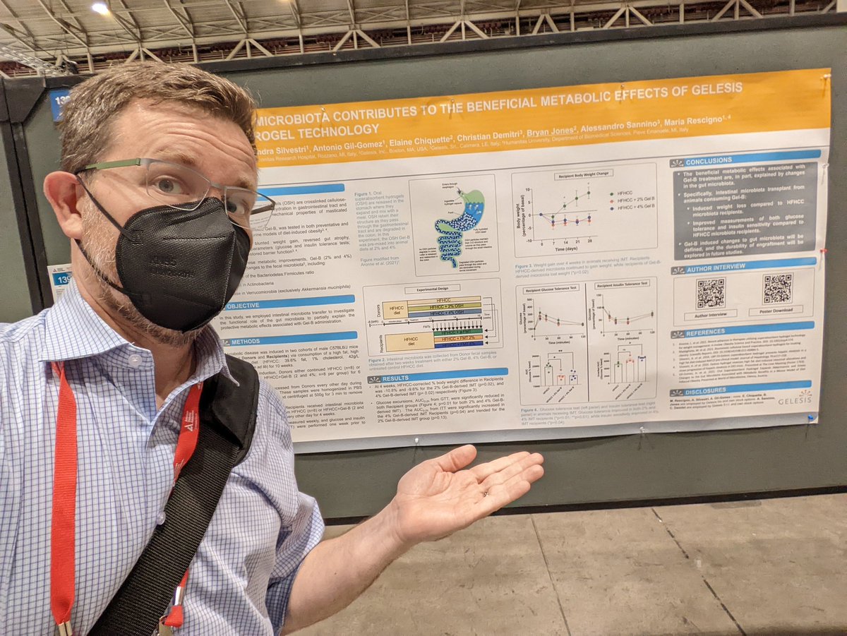 JoneseyThinks's tweet image. Come see how the #microbiome created by oral superabsorbent hydrogel treatment can induce weight loss and metabolic improvement in mice on a high fat diet.

I'll be at poster 1392-p from 12-1 today!

#obesity #weightloss #ADA2022