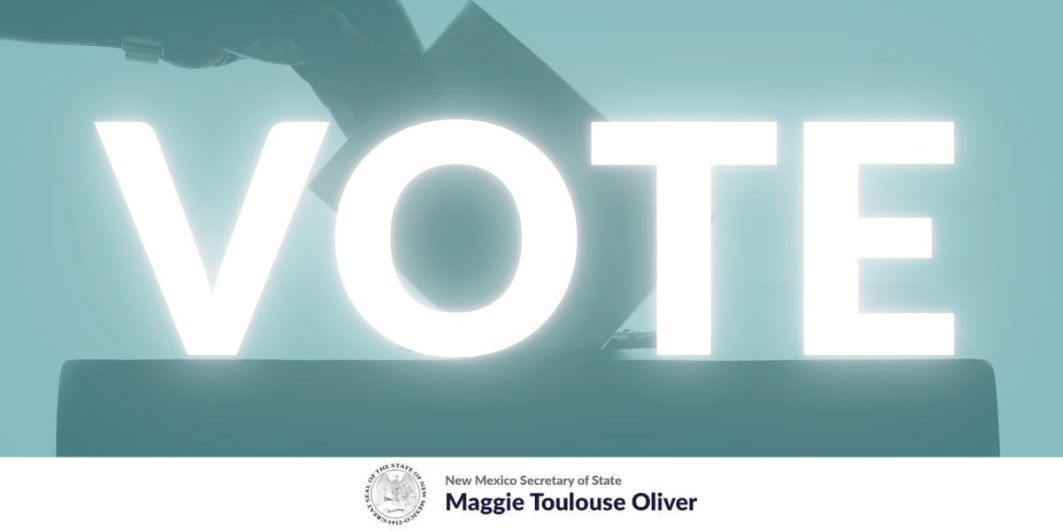 NMSecOfState's tweet photo. Tomorrow is the big day! Voting for the Primary Election will be open on Tuesday, June 7, 2022 from 7am-7pm. Important info &amp; resources at https://t.co/bj7Vinl4xt

#nmpol #nmleg #TrustedInfo2022 #BeAVoter #VoteReady #NM #NewMexico https://t.co/eoVvdgYohQ